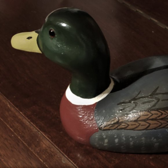 Hand Painted Wooden Duck - Picture 3 of 7